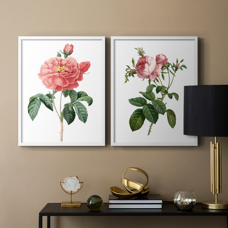 «Botanical Beauty III», reproduction encadrée de qualité supérieure - prête à être accrochée - aucun clou requis - aucun clou requis