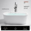 Baignoire de trempage autoportante en acrylique avec trop-plein et bonde escamotable 59 po. X 29 po. MonBlari-120392930