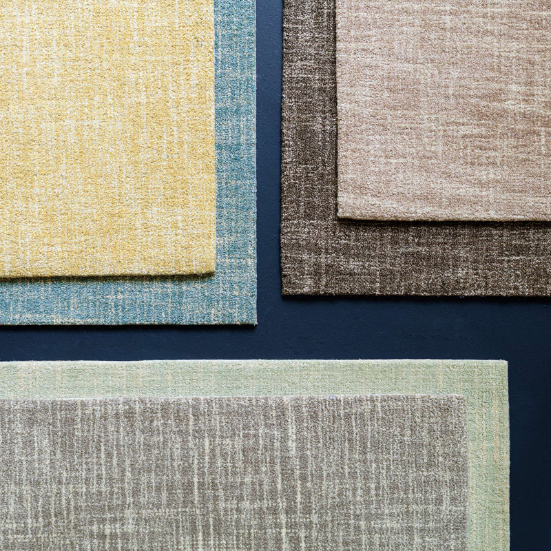 Crosshatch Aegean Hand Micro Hooked Wool Rug, Rectangle 8'6" x 11'6"