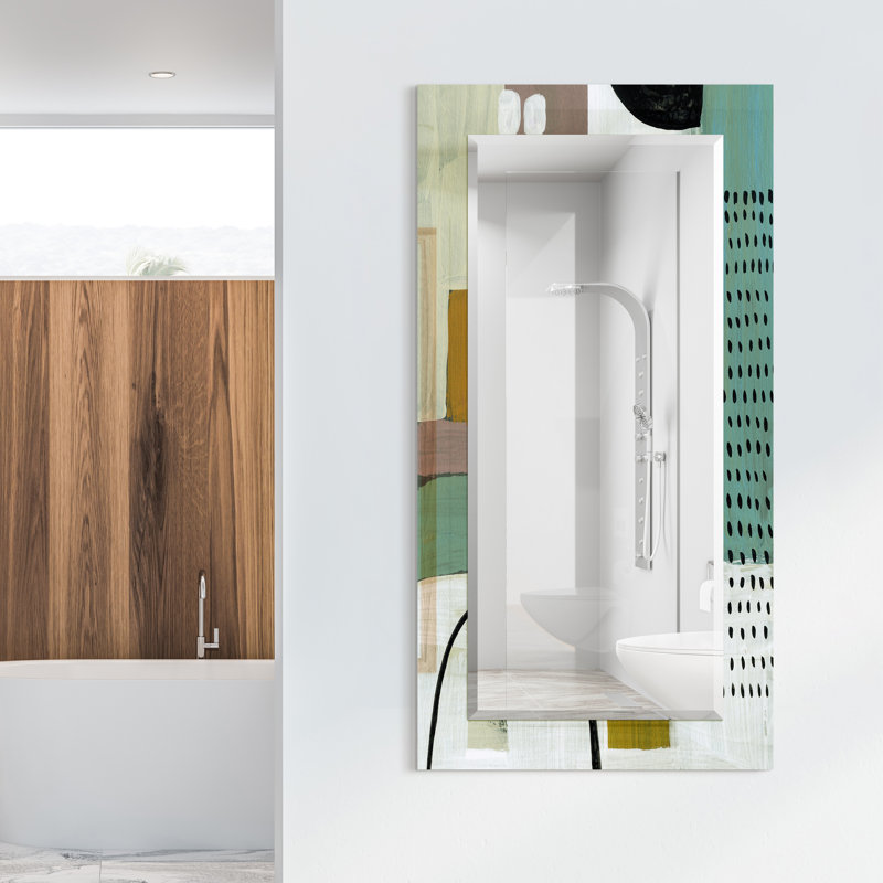 Zolder Glass Flat Mirror, 54" x 28"