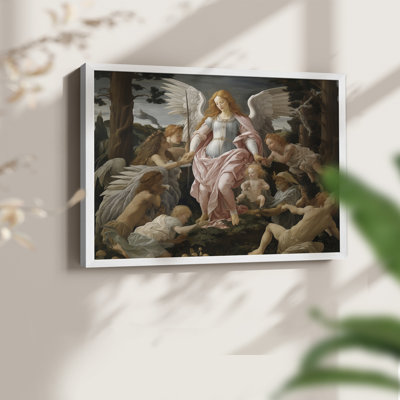 Angels From Above-LXXXII -Framed Print - Restickable