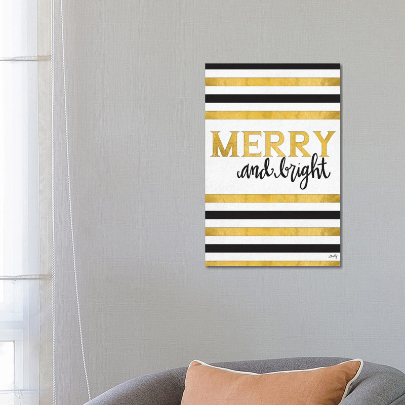 Merry And Bright by Misty Michelle - Wrapped Canvas Gallery-Wrapped Canvas Giclée, 66.04 cm H x 45.72 cm W x 1.91 cm D