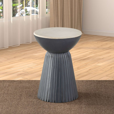 Cheridwen Marble Top End Table
