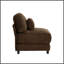 Canapé sans accoudoirs en velours côtelé avec 1 coussin - brun-840329038