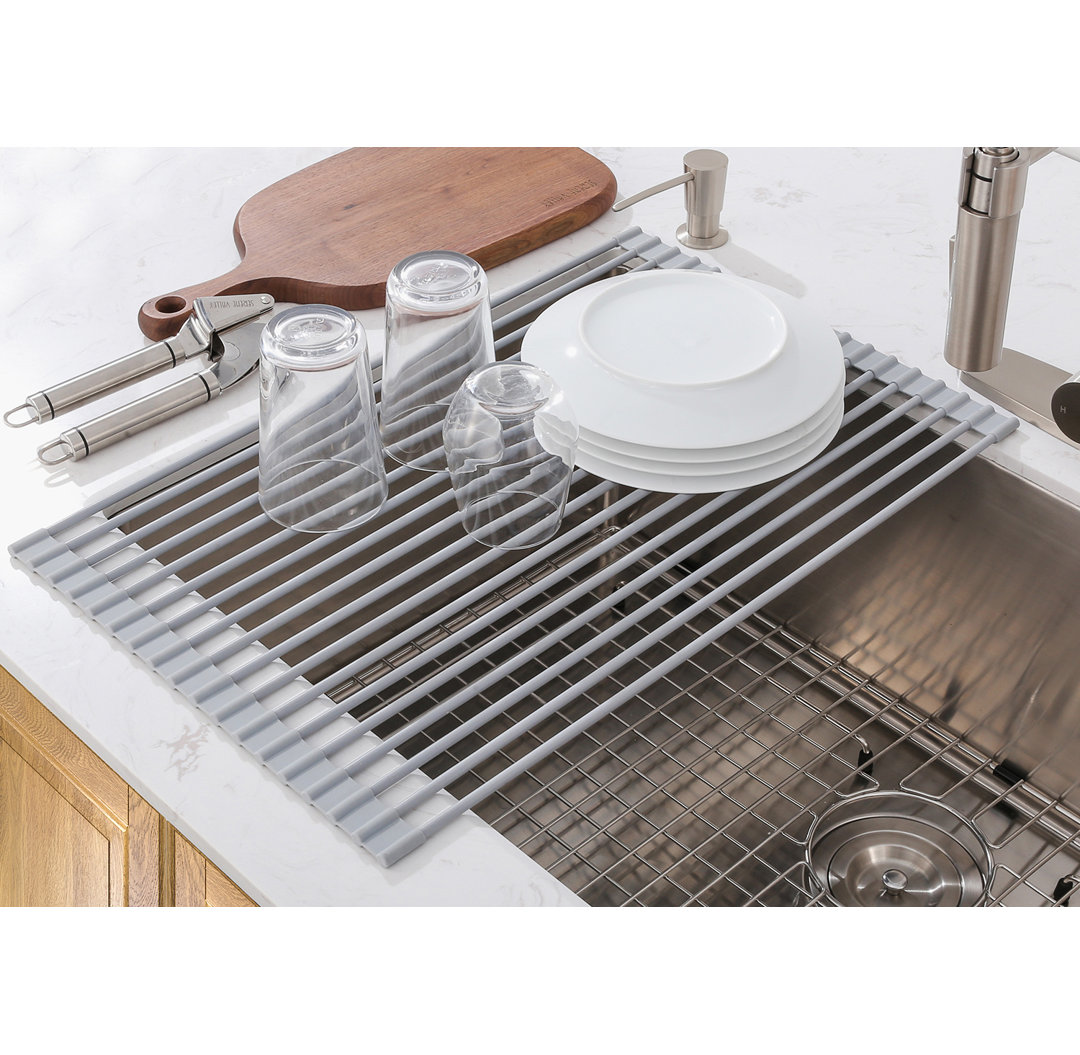 Adjustable Over The Sink Dish Rack Serene Valley