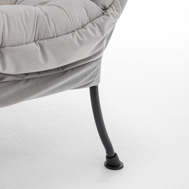 Fauteuil inclinable avec repose-pieds Accent, Gris clair