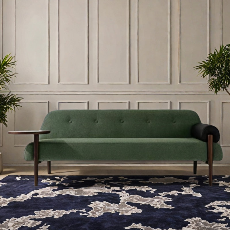 Modern Minimalist Living Sofa, Green