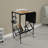 2-layer 25.7"H Record Storage Rack with Wheels
