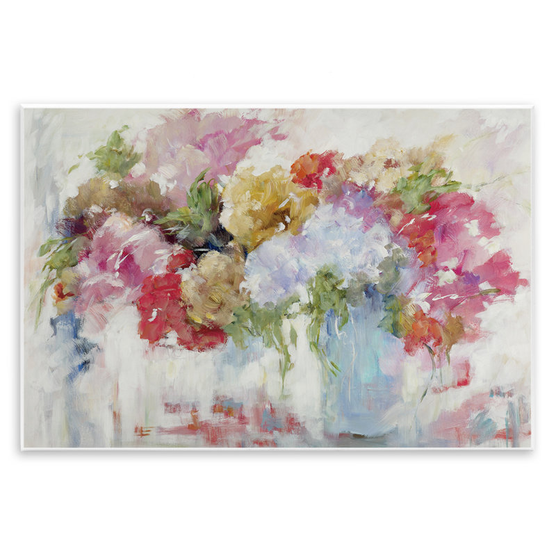 Plaque murale «Hope Springs Bouquets», conception par Mary Parker Buckley, H 13 po x l 19 po