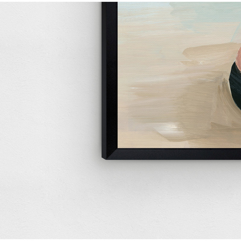 « vacay mode on », reproduction, H 32 po x l 26 po x P 1,2 po, Papier avec cadre noir