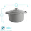 Argon Tableware 2pc Cast Iron Casserole Dish Set-120231875-61889459