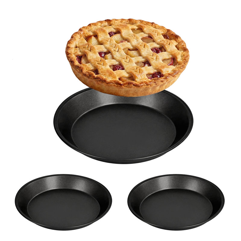 Ensemble de 2 moules à tartelettes en acier au carbone antiadhésif 9 po Lisi