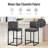 Chenille Bar Stool For Smart Life Set Of 4-114371029