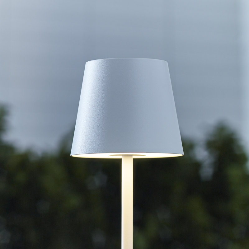 Nevis Accent Rechargeable Table Lamp, Matte White