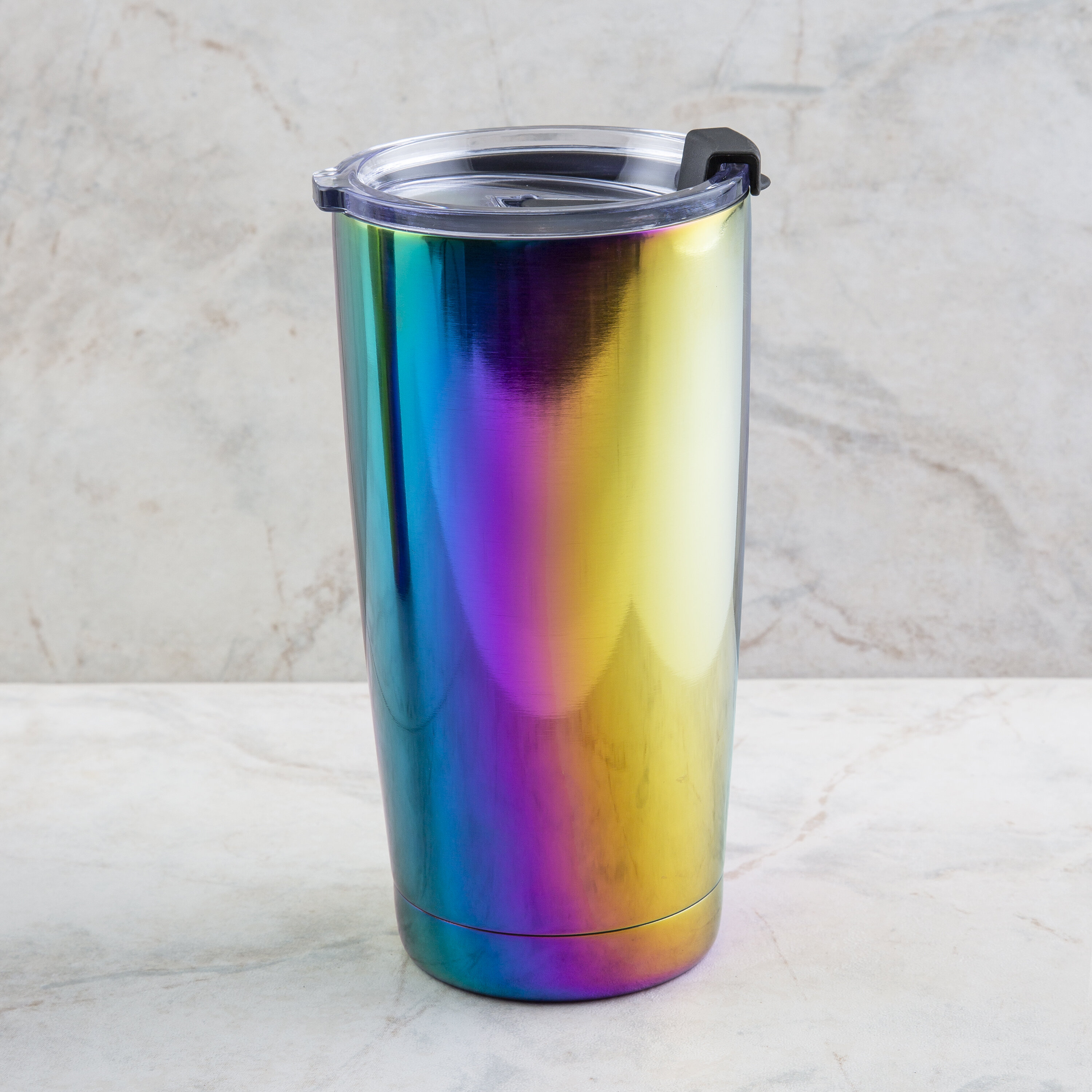 20 oz Iridescent Pipette Stainless Steel Tumber