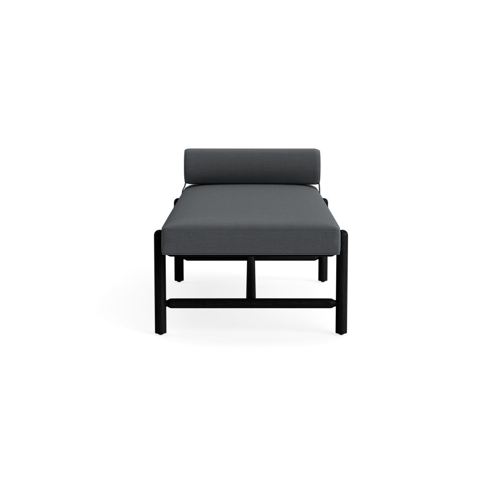 Cellire 29" Linen Entryway Bench, Charcoal, Black