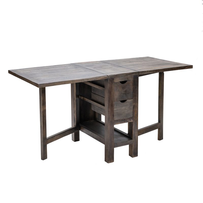 Radhya Extendable Acacia Solid Wood Dining Table