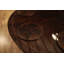 Round Mahogany Wood Dining Table