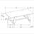 Gavilon Brown Rectangular Trestle Base Dining Table