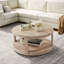 Grande table basse 40 pouces à 2 niveaux-1087757587