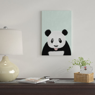 « jolie panda », impression sur toile tendue