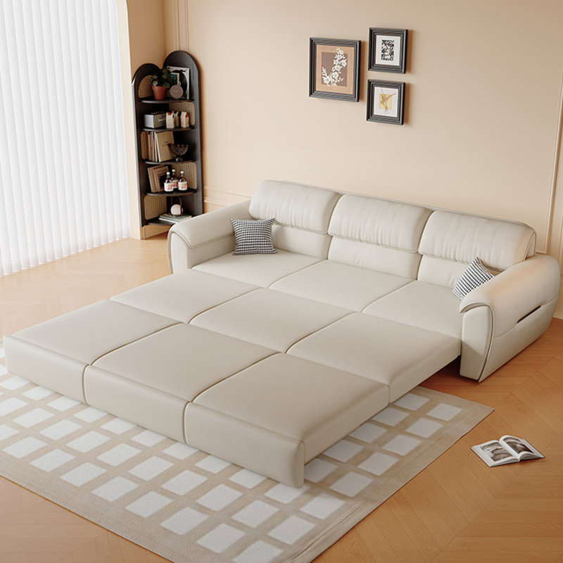 Canapé de salon en cuir Minimalist Modern, H 33,1 po x l 90,6 po x P 32,3 po