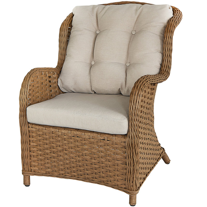Bella Upholstered Armchair, Oak