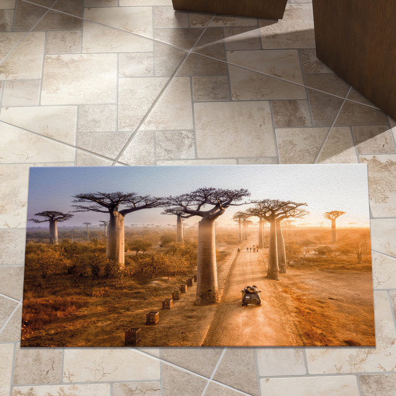 Tapis à motif floral non tissé Floral Harmony, Rectangle 3 pi 3 po x 4 pi 11 po