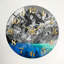 "Mountain Lake", horloge murale en verre-868255025