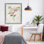 Cadre flottant à tiges d'hortensia rose, design par Nan-18696865-18696867