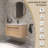 35.46'' Single Bathroom Vanity with Resin Top