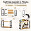 2-Tier Spice Rack Kitchen Countertop Organizer Shelf