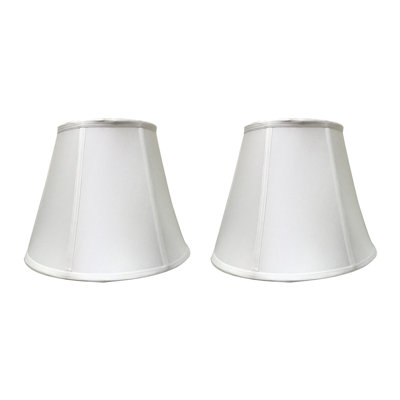 Essentials Deep Empire Lamp Shade, 8 x 14 x 11, White, 2-Pack