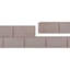 Panneau de faux béton à face divisée EverStone, l 81 1/4 po x H 9 po x P 1 1/4 po, brun mauve-122477298