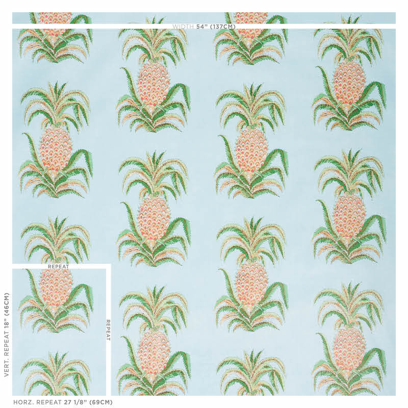 Tissu ananas et chintz, Ciel