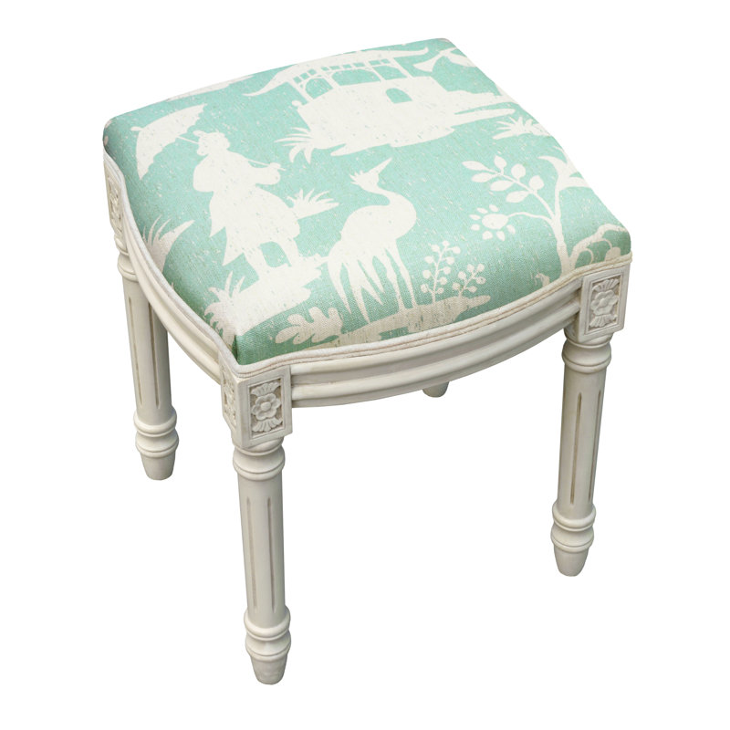 Tabouret de coiffeuse Artic, Aigue-marine