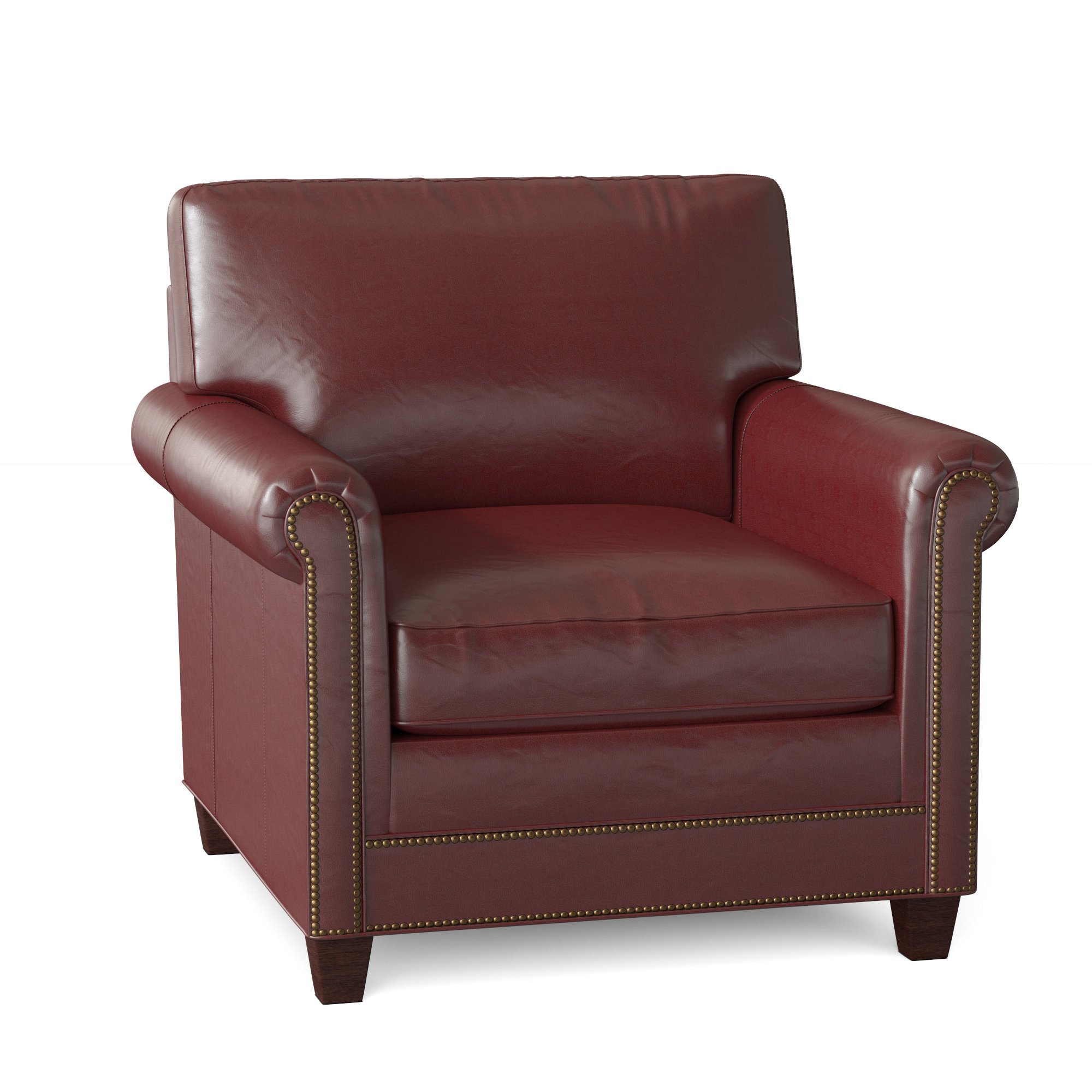 BradingtonYoung Raylen Leather Armchair Wayfair