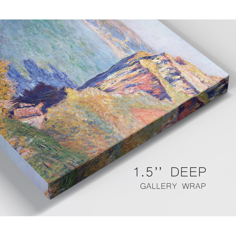 " The Port Of Dieppe, Evening, 1882 " 3 - Pieces, 60" H x 120" W x 2" D