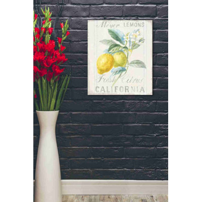«Floursack Lemon II», impression sur toile tendue
