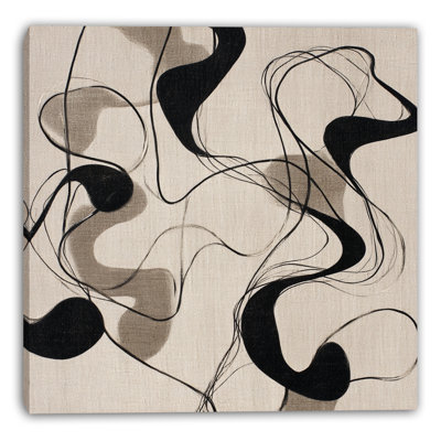 «Flowing Lines», art mural sur toile tendue