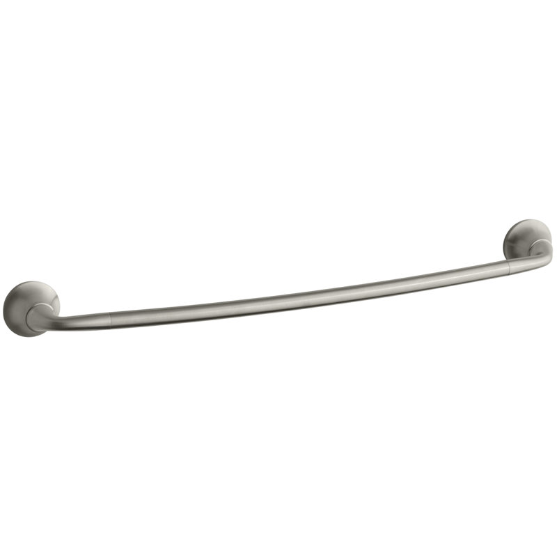 Barre à serviettes murale Forte, Nickel brossé éclatant, L 24 po