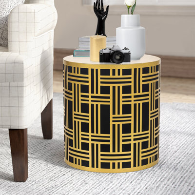 Grisnold Iron Top End Table
