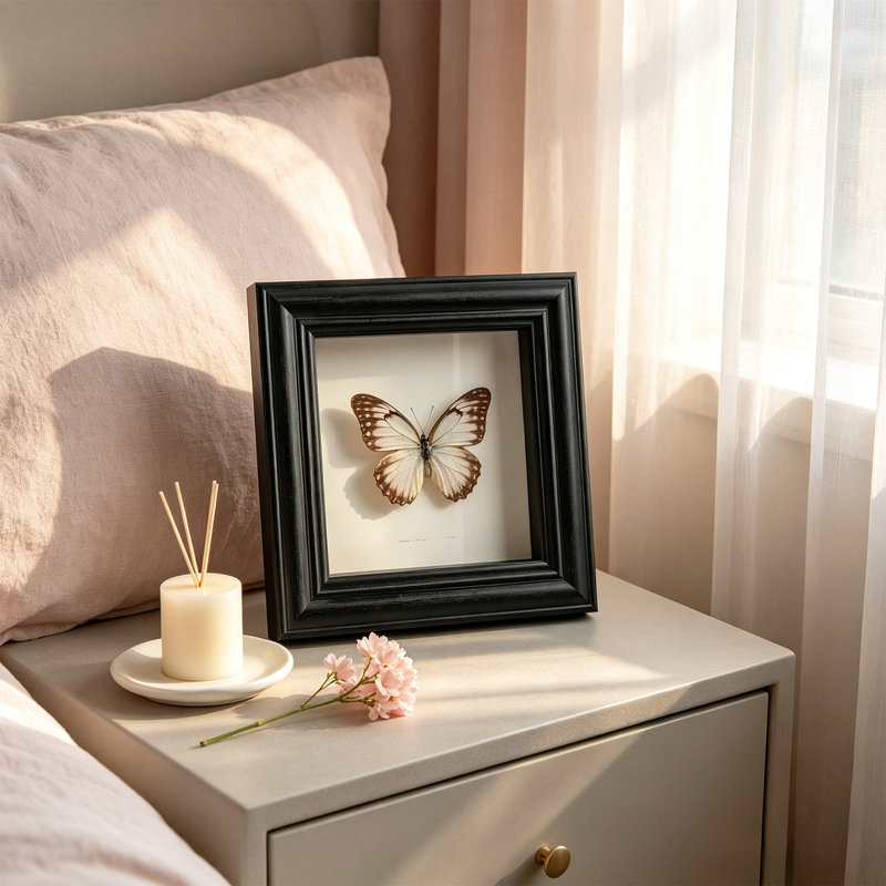 Glass Picture Frame, Black