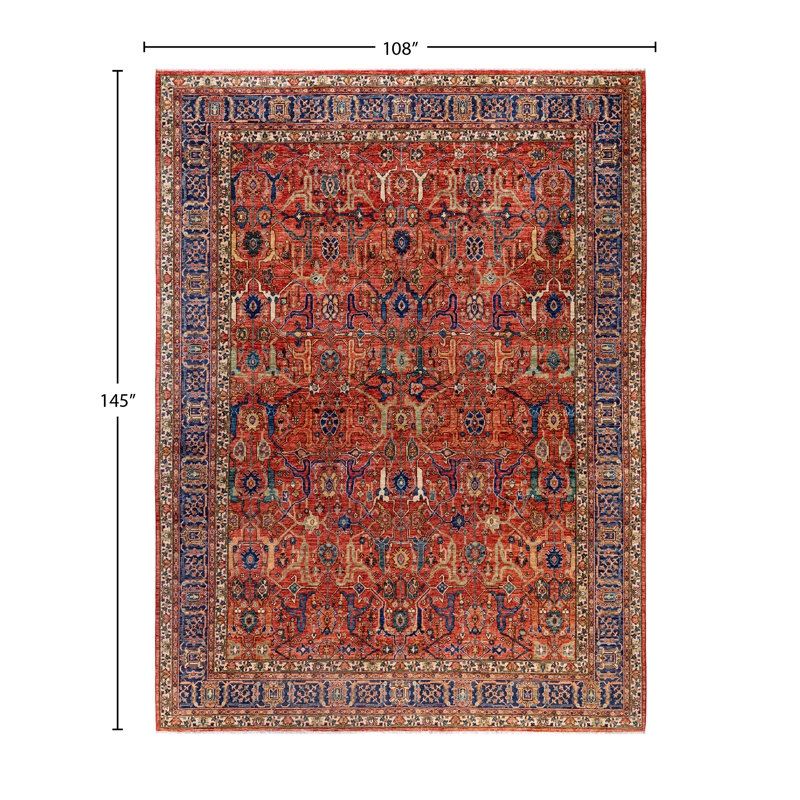 Serapi One-of-a-Kind 9' 0" X 12' 1" Hand Knotted Area Rug