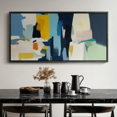 Extra Large Colorful Abstract Shapes, Modern Composition, Print Wall Art