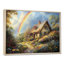 Rainbow Over The Cottage Garden II - art mural arc-en-ciel-1045455537-1045455536