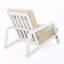 Chaise longue de patio avec coussin-583783906