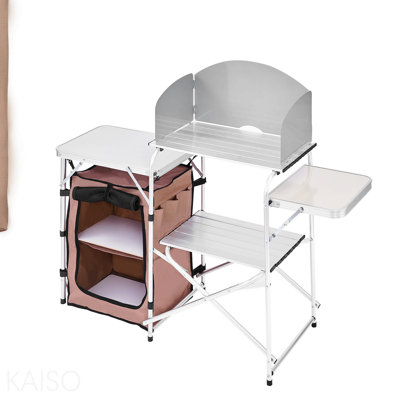Support de rangement de cuisine pliable pour camping