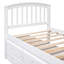 Lit plateforme simple en bois massif avec 6 tiroirs-1435457534
