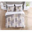 Ensemble de courtepointe en coton gris à motif écossais DESIGN STU DVD Lakeshore-1899423331